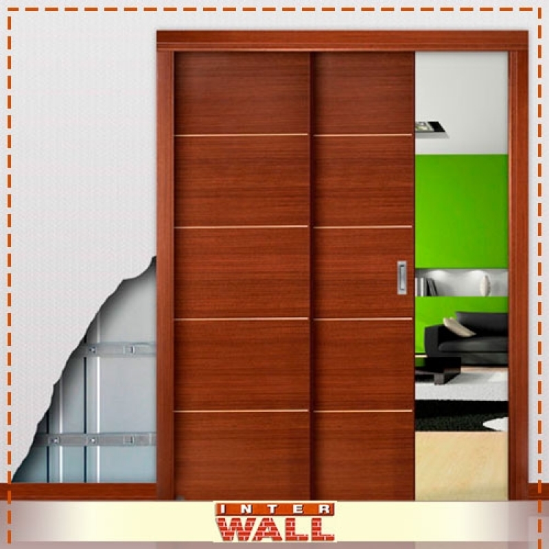 Porta de Correr Embutida Drywall para Sala Valor Suzano - Porta Interiores de Correr Embutidas Drywall